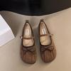 Fashion Shoes Woman Flats Bow-Knot Shallow Mouth Dress New Ballerinas Summer Butterfly Spring Butterfly-knot Mary Janes Shoes Woman Flat