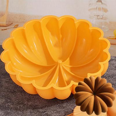 Moule à Gâteau Citrouille d'Halloween Antiadhésif à Démoulage Facile Pratique à Nettoyer Silicone de Cuisine Alimentaire CDN