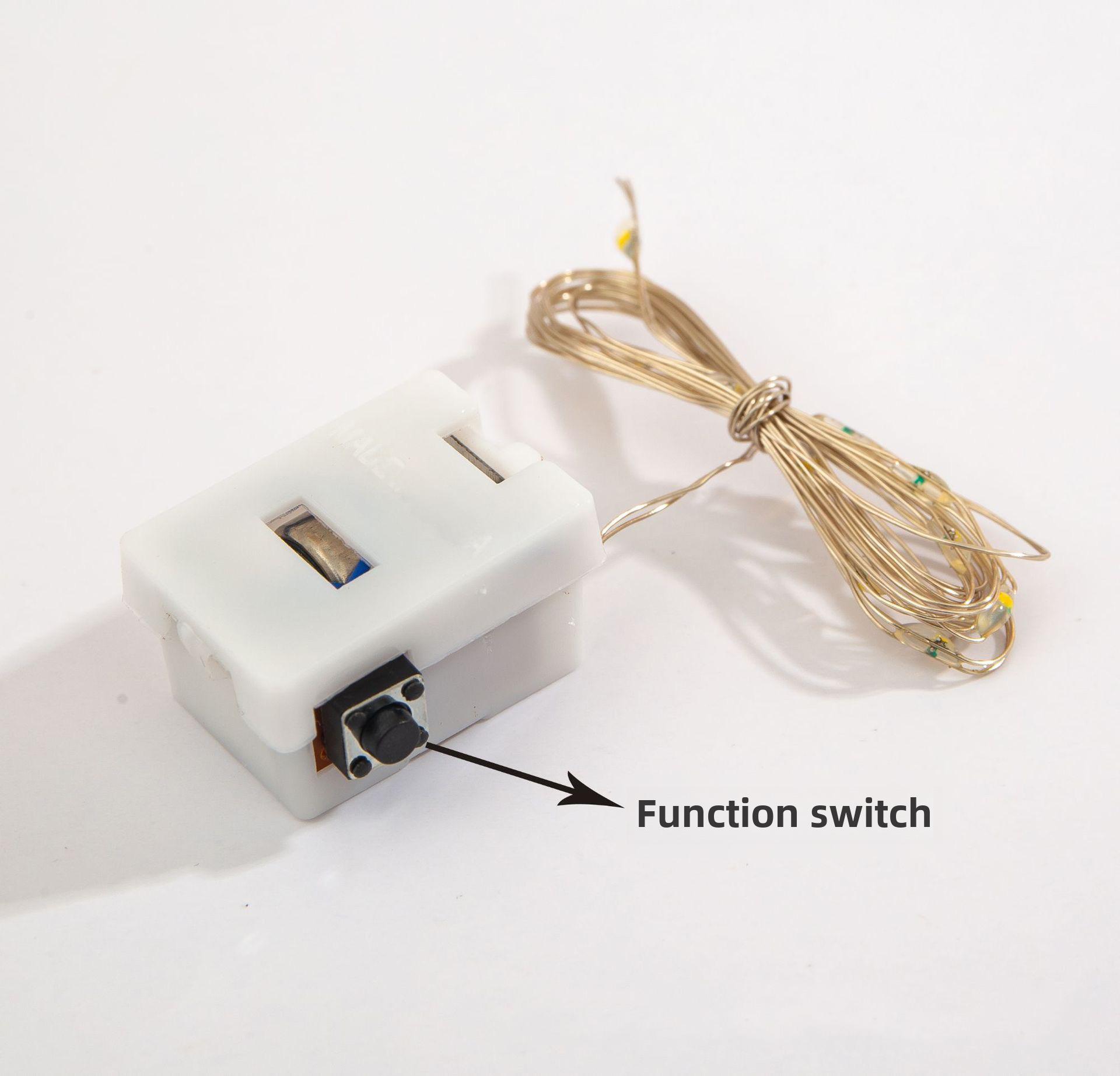 

Светодиодные гирлянды из медной проволоки - Коробка гирлянд для украшения подарочной коробки, цветов и торта
