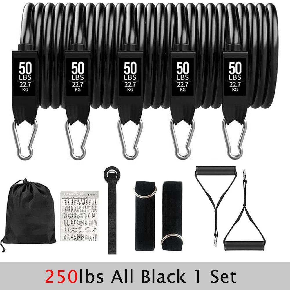 Resistance Strap Set Sports Strap with Door Anchor Handle Handbag Leg and Ankle Straps for Resistance Training Unisex 3