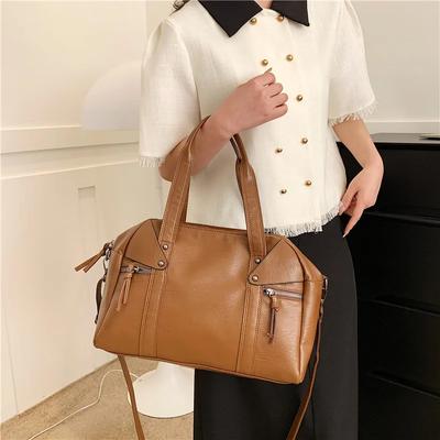 Genuine Leather Crossbody Bag for Women Large Capacity Casual Tote Shoulder Bag High-quality Designer Brand Bags