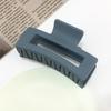 High-End Frosted Solid Color Hair Clip for Women