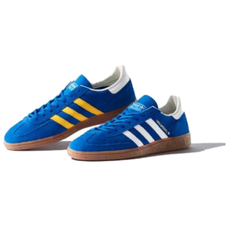 adidas Originals HANDBALL SPEZIAL Low Top Skateboard Shoes Men's Blue IH0130