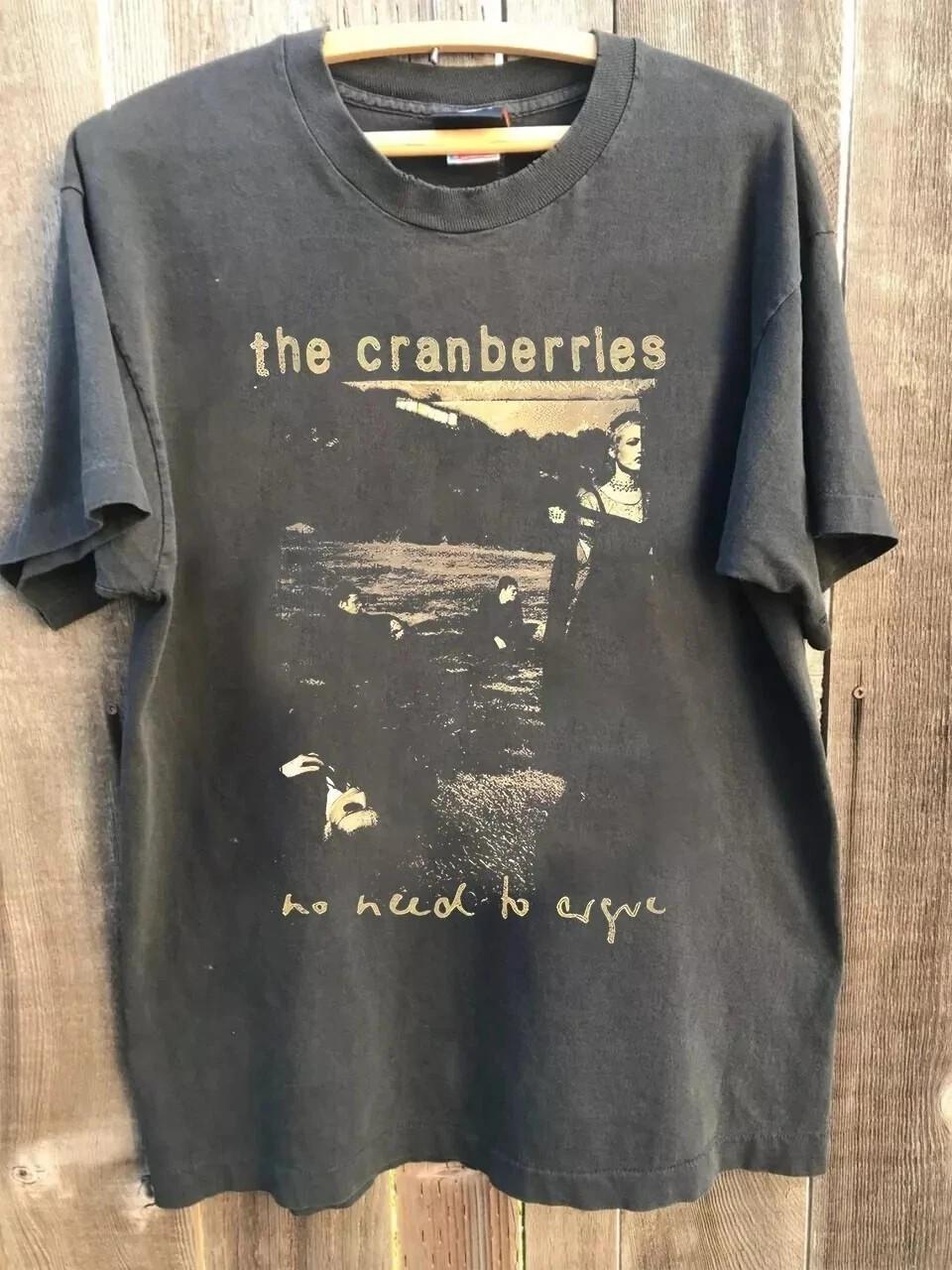 The Cranberries 1995 Tour Vintage Rock Band Graphic T Shirt Charcoal S-5XL XXXXL