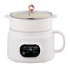 Smart Ceramic Glaze Rice Cooker: Multi-functional Large Capacity Steamer & Fryer with Double Layer Design.