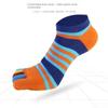 1 Pair of EU39-44 Five Finger Socks Cotton Male Short Socks Five Toe Socks  Walk