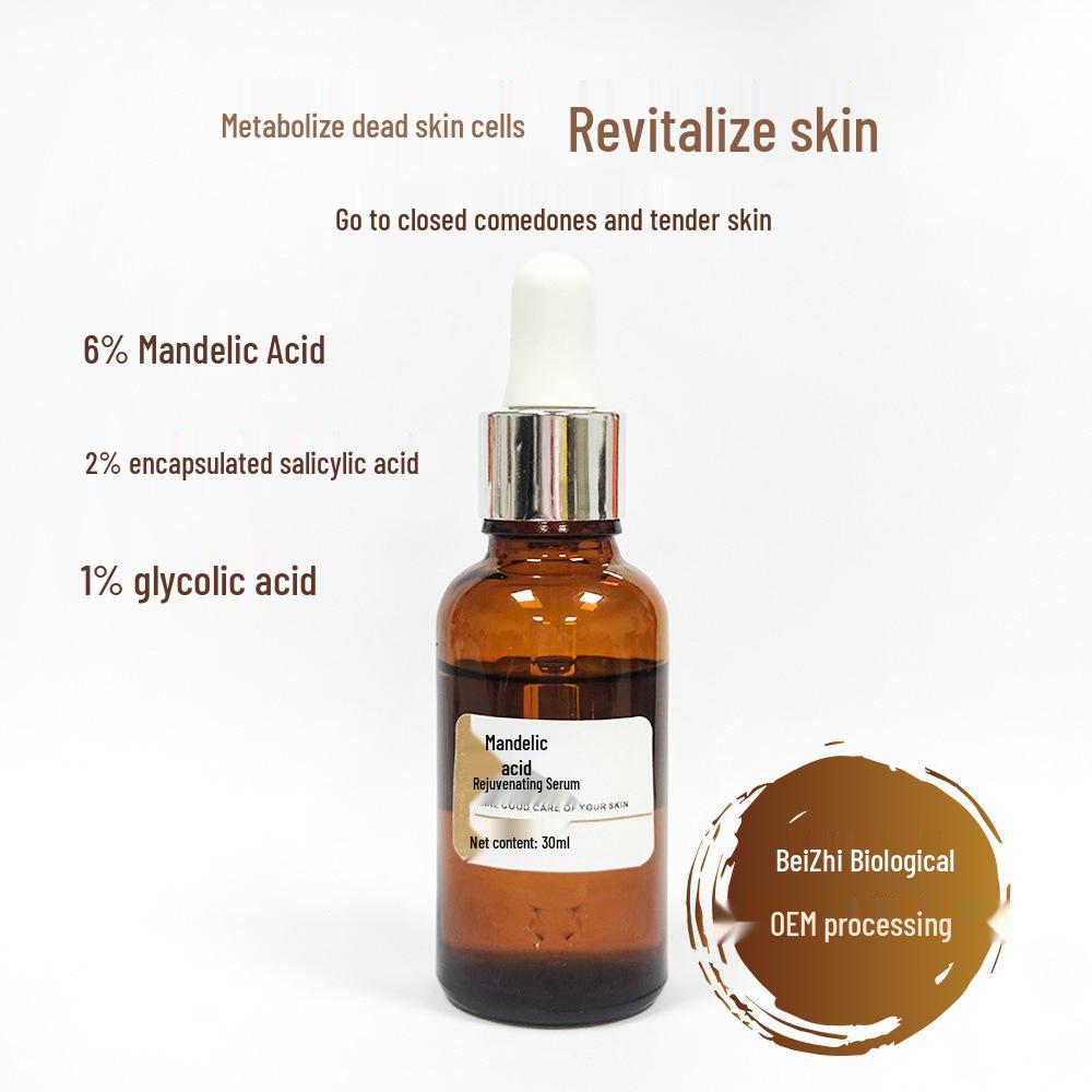 Mandeläure Peeling-Serum: Akne-Narben verblassen lassen, Mitesser entfernen, Poren verfeinern & Haut verjüngen 100ml (No Packaging)