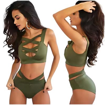 Dwuczęściowy modelujący strój kąpielowy bikini dla kobiet, zestaw S Dwuczęściowy modelujący strój kąpielowy bikini dla kobiet, zestaw S
