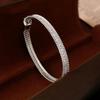 Zircon Diamond-Set Grid Bracelet: Elegant, Luxurious Niche Design for Women