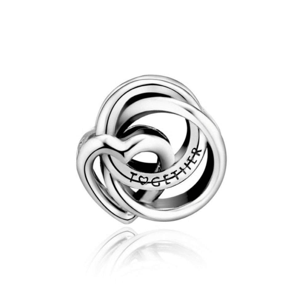 

Pandora 791507c00 Family Always Incircled Heart Silver Charm 791507C00