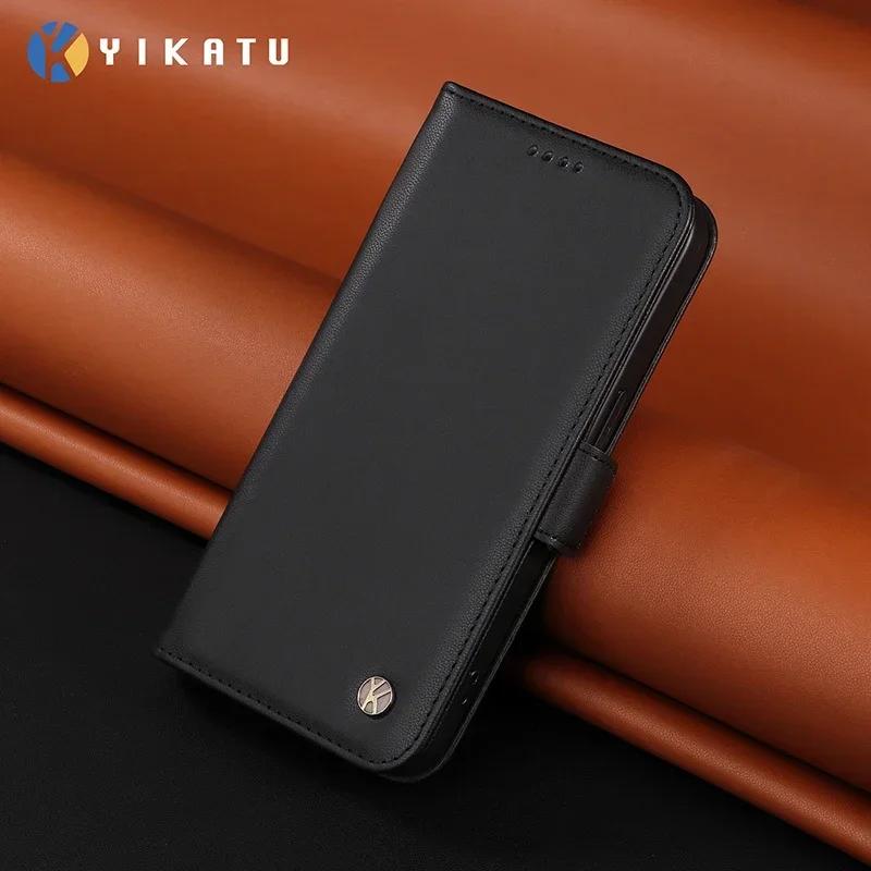 Luxury Leather Wallet Phone Case For Samsung Galaxy A06 A16 A05 A05S A15 A25 A35 A55 A14 A24 A34 A54 A13 Flip Card Slot Cover