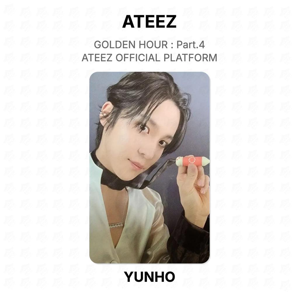 ATEEZ GOLDEN HOUR : Part.4 ATEEZ OFFICIAL PLATFORM Official Photocard