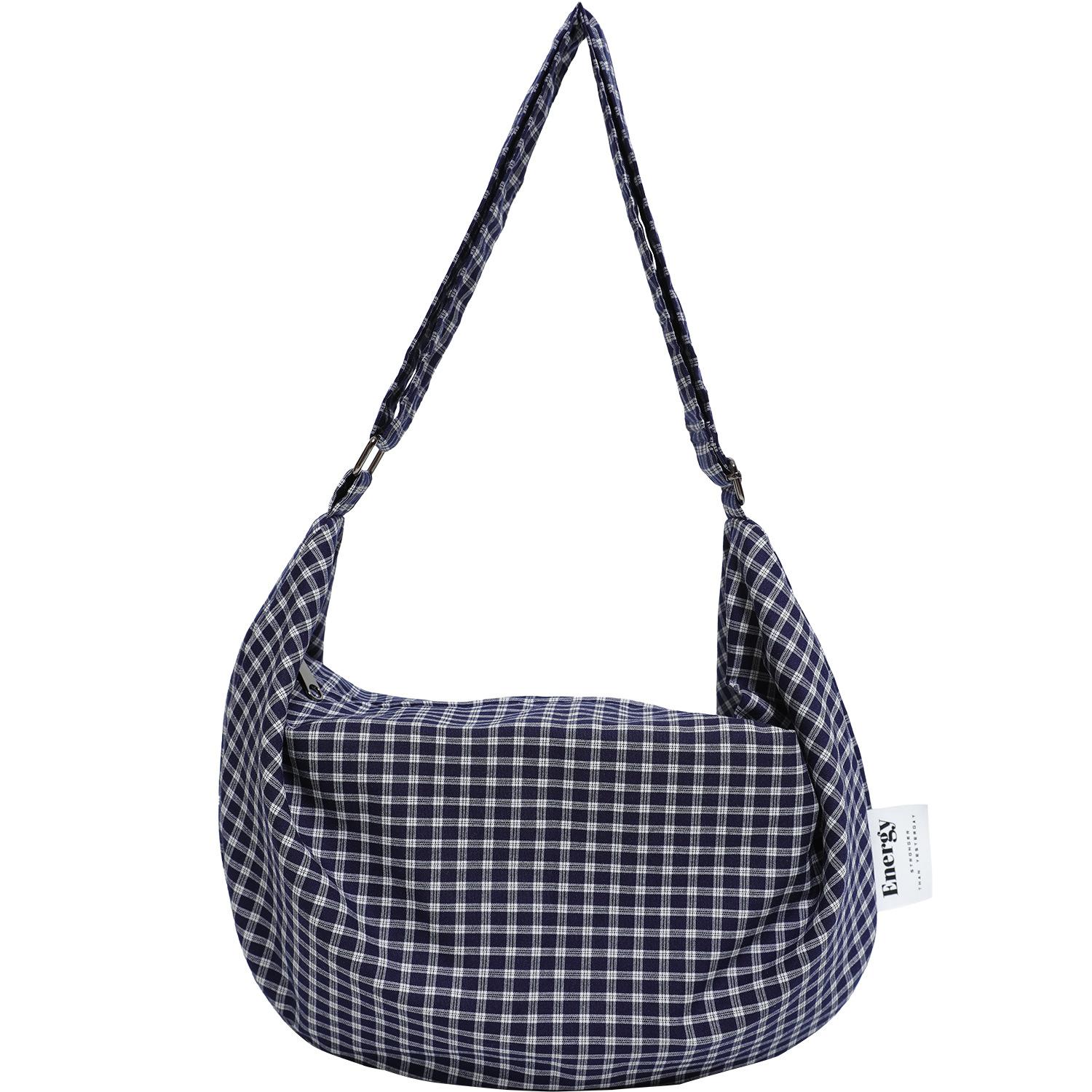 

Непринужденная и Расслабленная Осенняя Сумка-тоут, Кроссбоди большой вместимости темно-синий