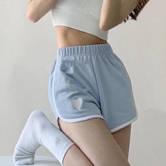 Women Shorts Loose A-line Comfortable Quick Dry Elastic Waist Dress Up Thin Summer Sporty Workout Shorts Women Clothing