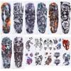 Arm Tattoo Sticker Men Women Waterproof Party Fashionable Exquisite Pattern Temporary Tattoo Sticker Set