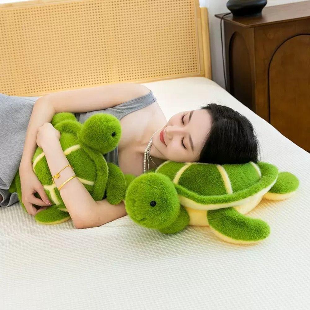 Fluffy Turtle Stuffed Doll Soft Turtle Animal Plush Doll Turtle Plush Toys Children Gift