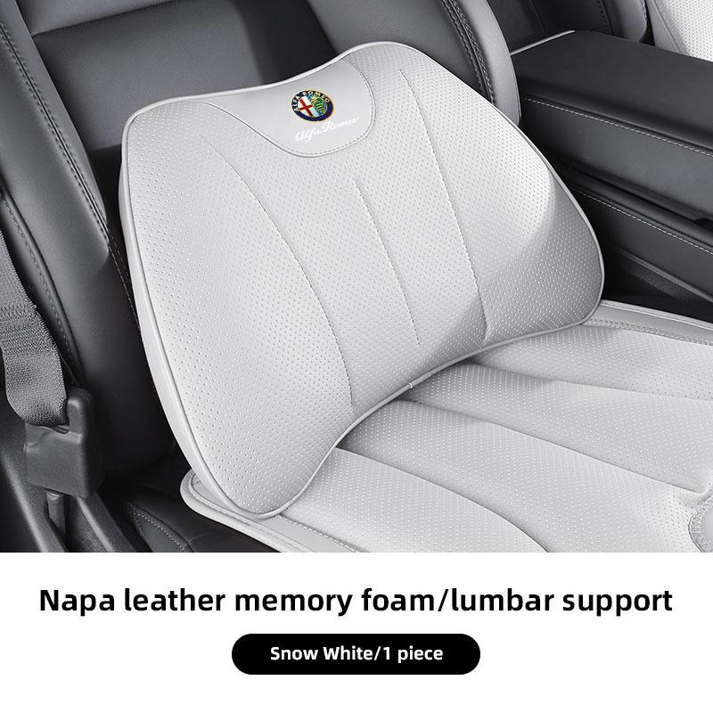 Neck Pillow Headrest Pillow Car Seat Neck Rest Accessories For Alfa Romeo GT 147 159 156 166 Giulietta 8C Tonale Volante Giulia