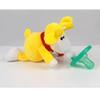 Ciuccio in Silicone con Ciondolo Animale di Peluche per Lattanti e Bambini Piccoli per Alleviare la Dentizione