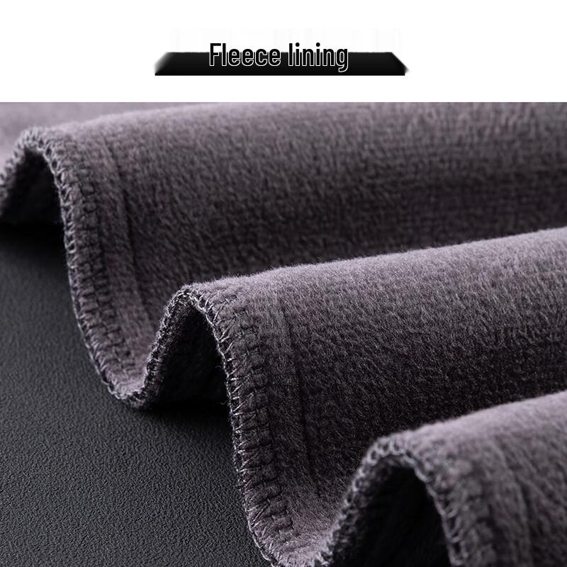 Shanshan Men's Fleece-Lined Corduroy Straight Casual Pants