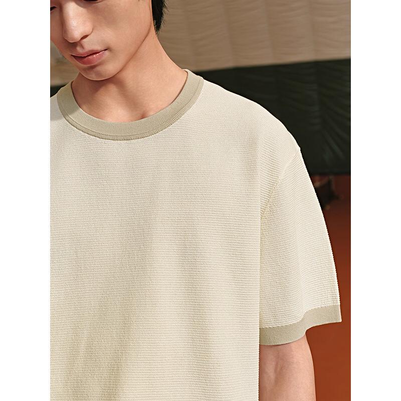 GXG Men's Round Neck Short Sleeve Knit T-Shirt