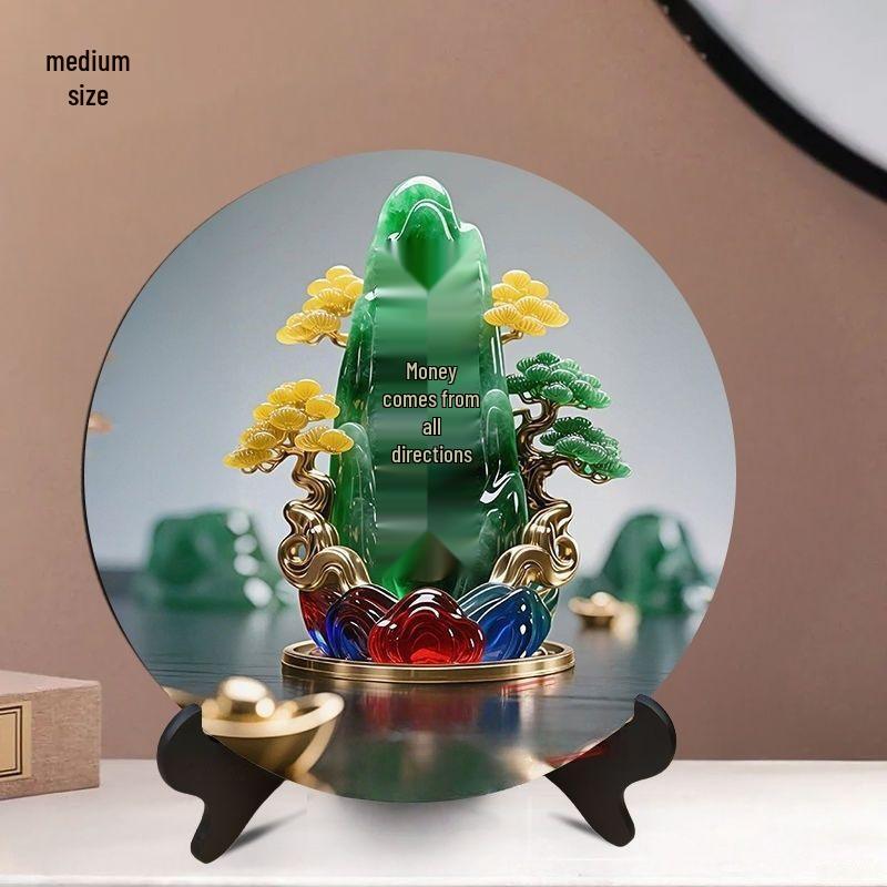 Gedeihender Reichtumskürbis: Fu Lu Desktop-Ornamente für Glück und Harmonie zu Hause