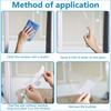 White Removable Window Stickers Electrostatic Glass Decorative Stickers Warning Crash Bird Sticker Anticollision
