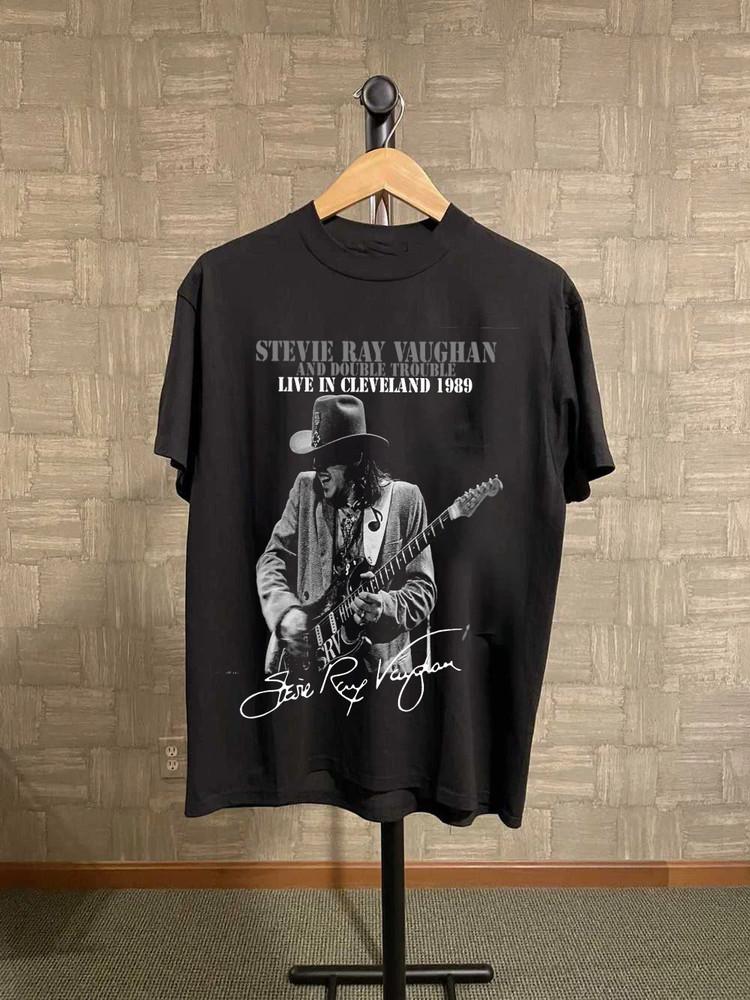Футболка Stevie Ray Vaughan Live 1984 Tour Полный размер S-5XL Унисекс M
