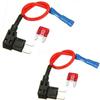 5 stücke Hinzufügen EINE Schaltung Ato Atc Mini Blade Fuse Splice Halter Piggy Back Sicherung Tap Auto Ersatz Teile Auto ersatzteile Für Auto