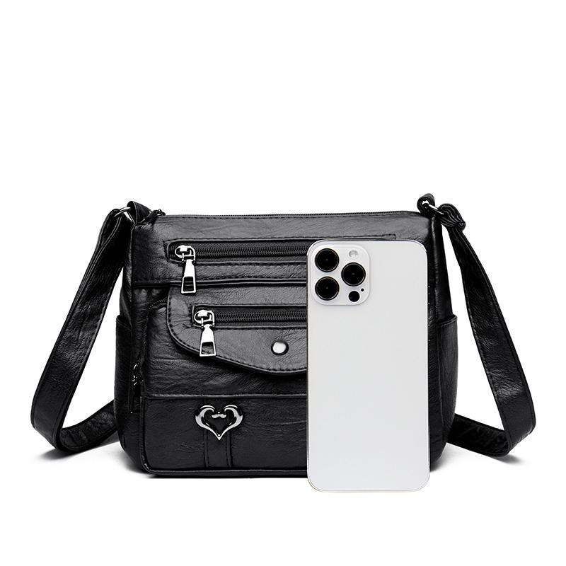 Simple Solid Fashi Versatile PU Square Shoulder Bags & Zipper High Quality Sense of Luxury Armpit Bags for Women 2026 New