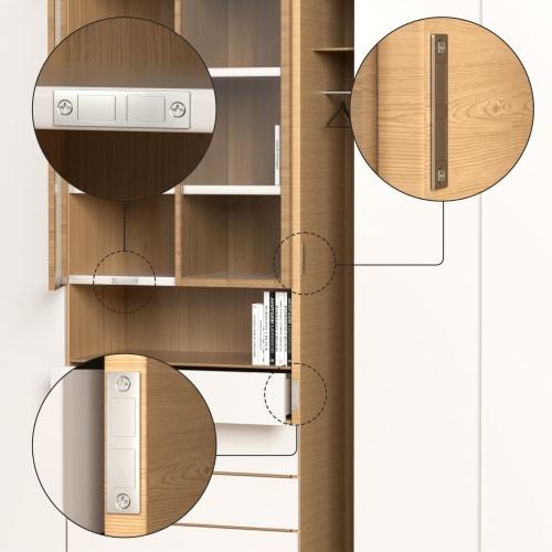 Jiayi Slim Magnetic Door Catches, Strong Cabinet Magnetic Hardware, Magnetic Drawer Clasp, Stainless Steel Door Clasp, Door Magnet, Magnetic Catcher,