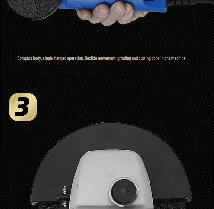 Compact Multi-Tool: Angle Grinder, Polisher, Cutter, Engraver, Grout Remover