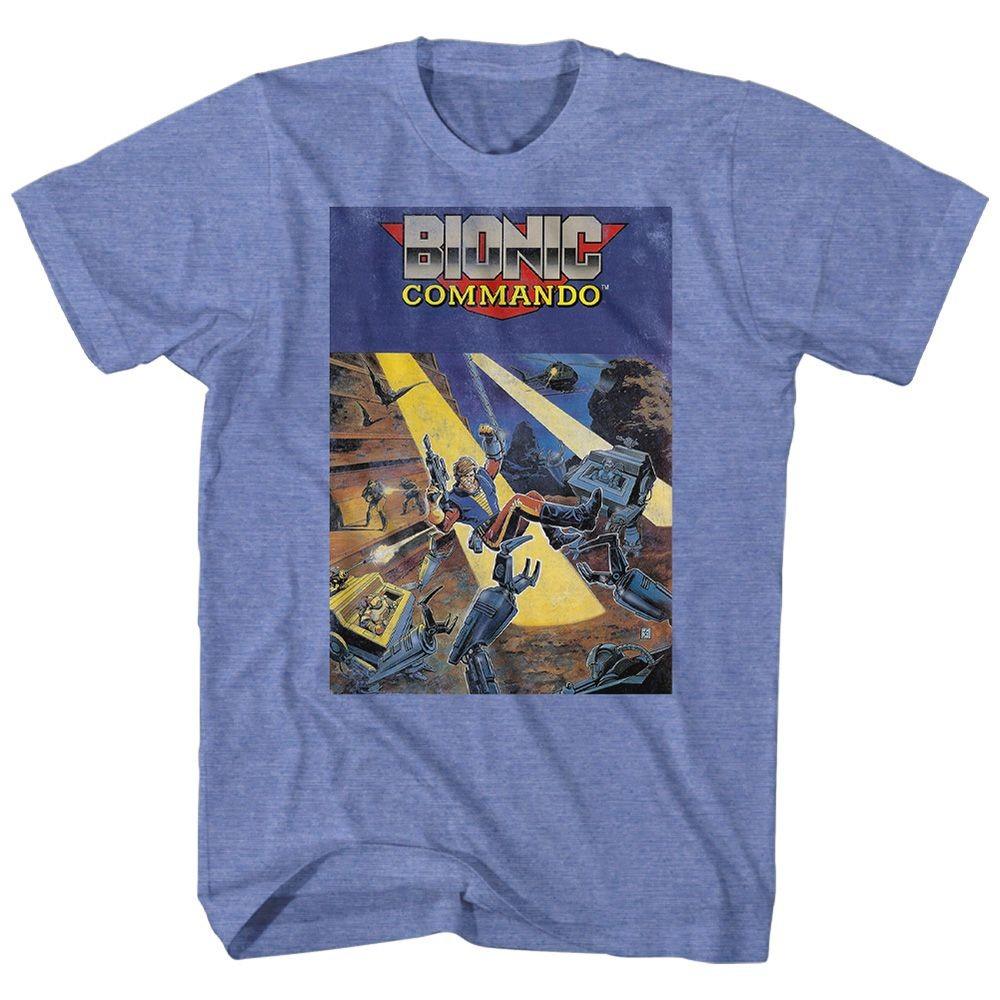 

Bionic Commando - Cover - Short Sleeve - Heather - Adult - T-Shirt XL