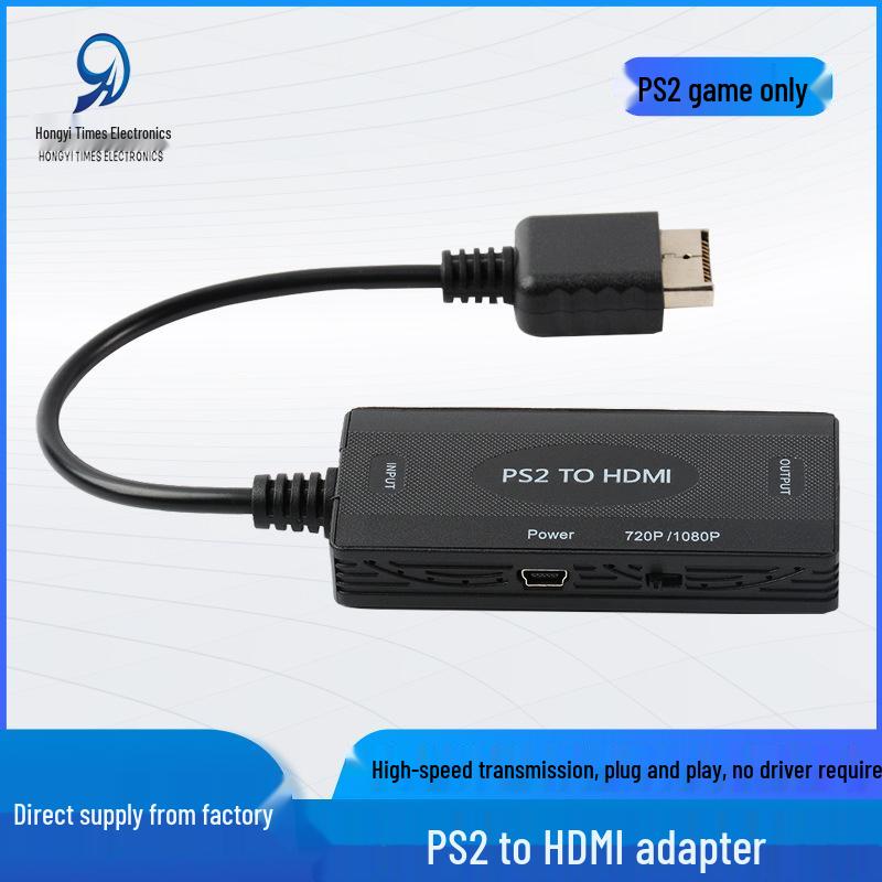 PS2 To HDMI Converter with Audio/Video Interface
