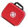 Empty First Aid Bag Waterproof Large Capacity Portable Red Hard Shell Medical Medication Organizer Bag for Outdoor