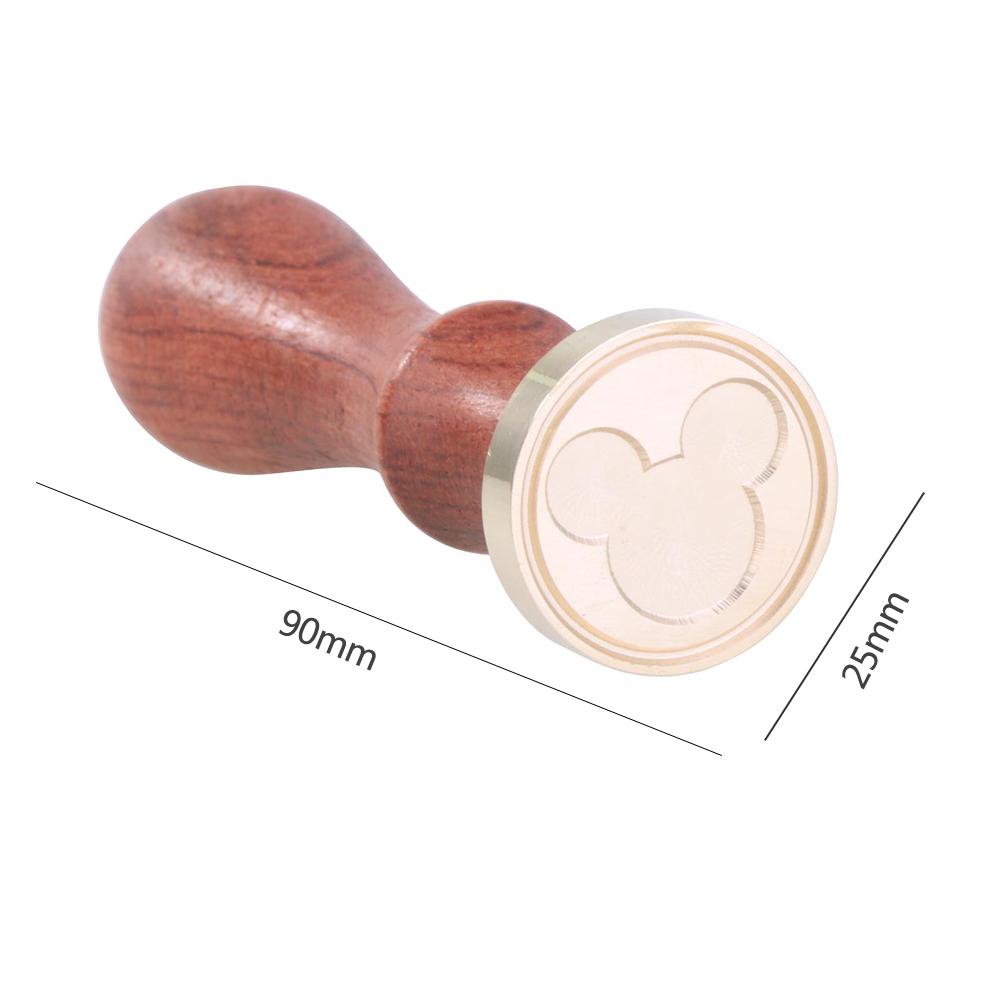 Retro Wax Seal Stamp Wood Handle Scrapbooking Envelope Sealing Stamp DIY Craft Vintage Sealing Wax Stamp Seal