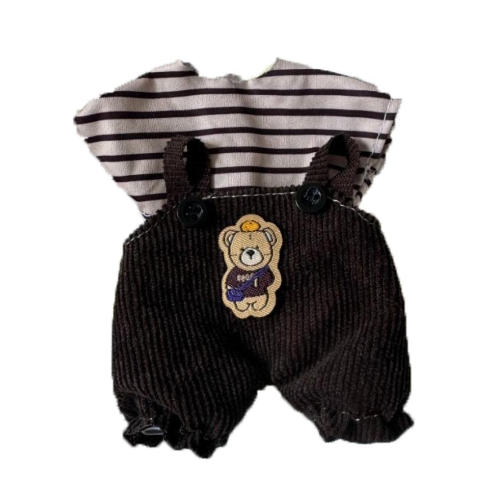 

1 комплект футболка 17 см Лабубу Комплект одежды Брюки на лямках Одежда для плюшевых кукол Детские игрушки для девочек style 5