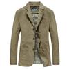 Spring and Autumn Plus Size Men's Suit Lapel Casual Versatile Outerwear Suit