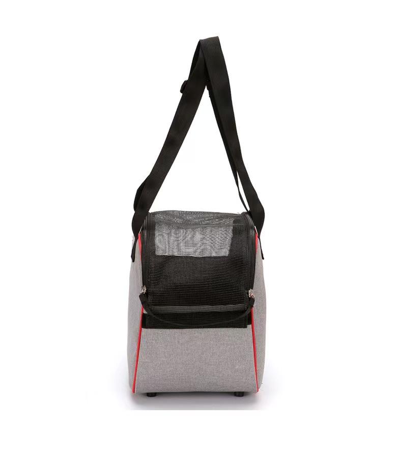 Portable Multifunctional Pet Bag: Crossbody, Handheld & Breathable Carrier for Cats and Dogs, Foldable Design for Easy Outings