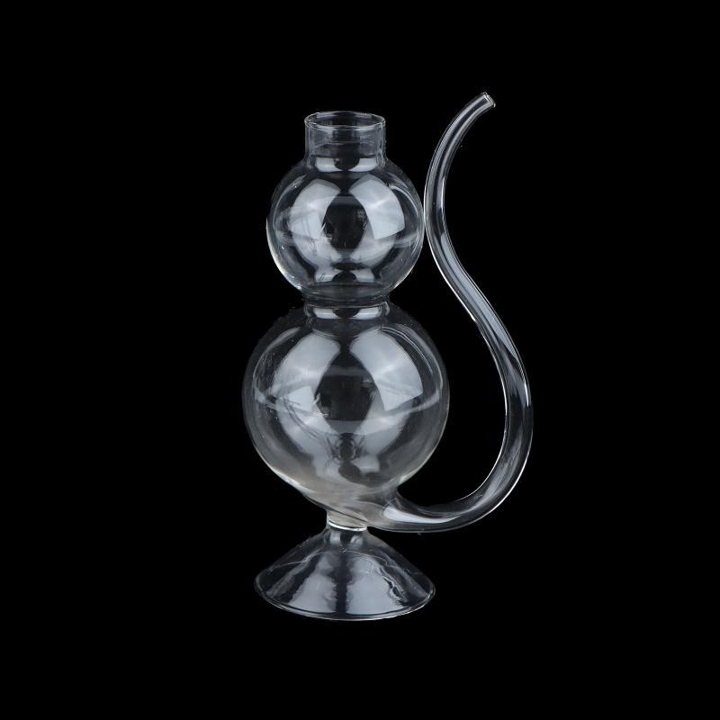 Borosilicate Glass Cocktail Cups With Built In Straw Transparent Design Perfect For Home Bar Parties Beverage Serving
