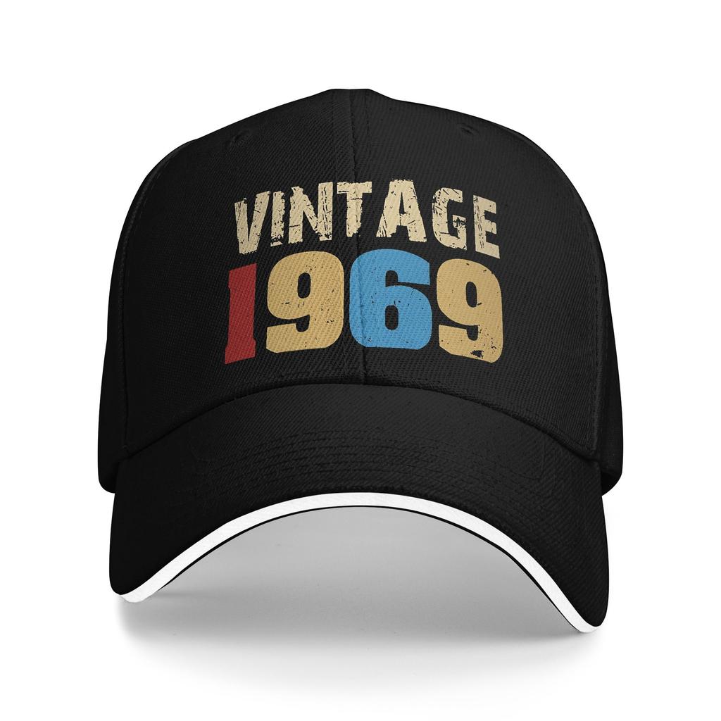 Vintage Th Birthday Gift Baseball Cap Running Hippie Sun Visor Hats Couple Women Fashion Custom Logo Baseball Caps