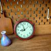 Miniature Retro European Wall Clock For Dollhouses Furniture ABS Portable And Detailed Design