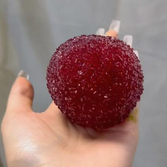 1/2Pcs Fake Waxberry Squeeze Toy Stress Relief Simulated Fruit Stress Ball Sensory Fidget Toy Decompression Tool Party