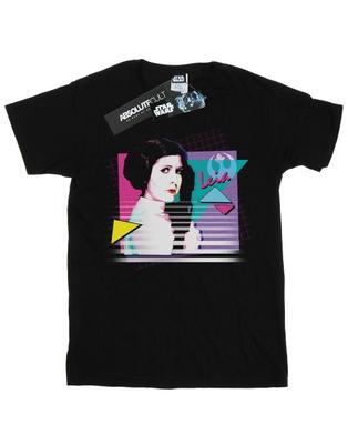 Girls Princess Leia Neon Cotton T-Shirt