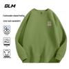 GLM American Style Waffle Knit Panda Graphic Round Neck Sweatshirt
