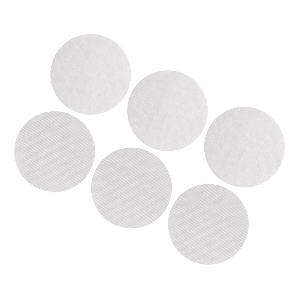6PCS Non Slip Cushion Pads Round Self Adhesive Back Hook and     Mounting Pad for Sheet Carpet Sting Cushions