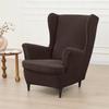 Coprisedia a Orecchie Elasticizzato Nordico con Motivo a Foglie Jacquard Copridivano con Copricuscino Seduta Copritavolino Lavabile Decorazioni per la Casa