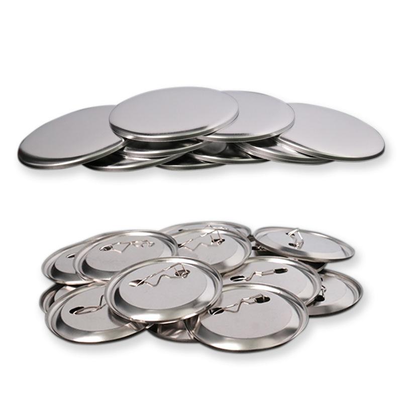 25-50Set/Lot 37mm Size Metal Badge Part DIY Blank Badge Accessories Badge Pin Button Maker Creative Art Craft Material Props ZYF