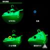 ELPIS Gatsugatsu Dragon Double Hooks for Hairtail Tenya Dual for Hairtail and Boat Fishing of (50g/60g), Use, (Set 4)