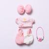 Sweetheart Style Labubu Doll's Clothes Camera 17cm Plush Dolls Clothes  Children Gift