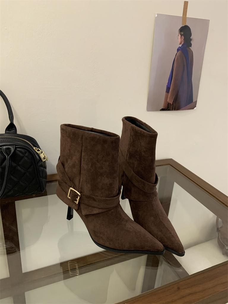 2025 stiletto high heel women's boots sizes 35-40